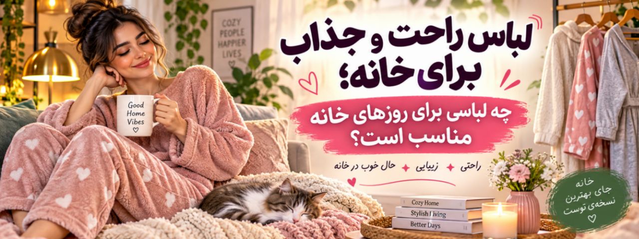 لباس راحت و جذاب برای خانه؛ چه لباسی برای روزهای خانه مناسب است؟